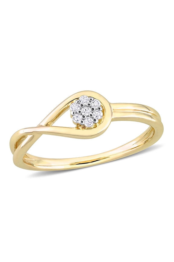 Women's Diamond Sterling Silver Ring