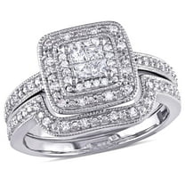 Everly Women's Diamond Sterling Silver Bridal Set