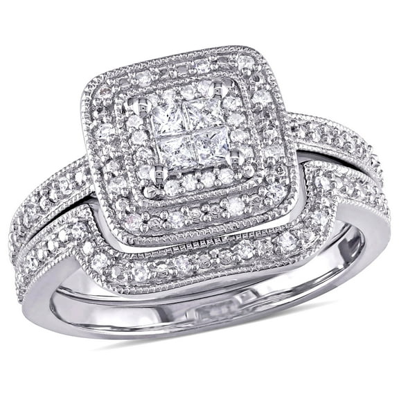 Everly Women's Diamond Sterling Silver Bridal Set