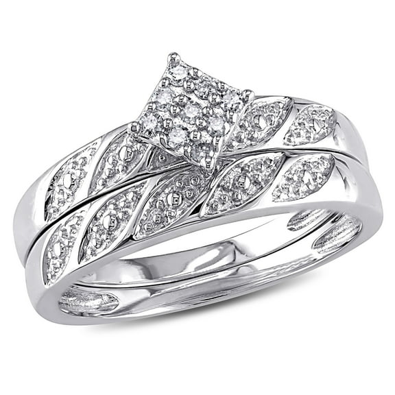 Everly Women's Diamond Sterling Silver Bridal Set