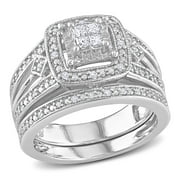 Everly Women's Diamond Sterling Silver Bridal Set