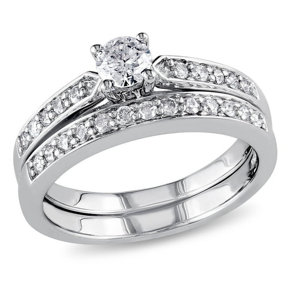 Everly Women's Diamond Sterling Silver Bridal Set