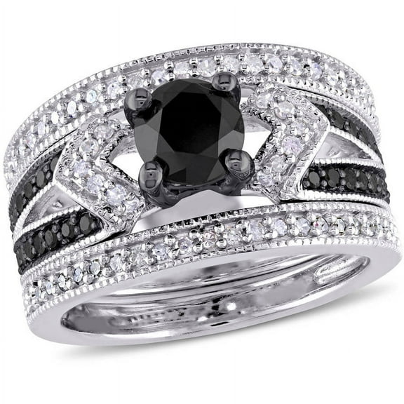 Everly Women's Diamond Sterling Silver Bridal Set