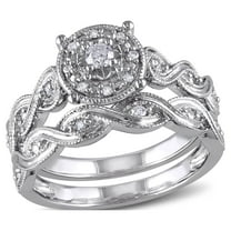 Everly Women's Diamond Sterling Silver Bridal Set