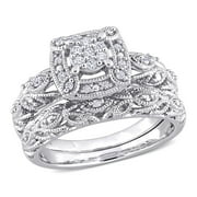 EVERLY Women's Diamond Sterling Silver Bridal Set