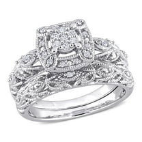 Everly Women's Diamond Sterling Silver Bridal Set