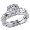thumbnail image 1 of Everly Women's Diamond Sterling Silver Bridal Set, 1 of 8