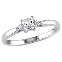 Everly Women's Diamond Sterling Silver Engagement Ring