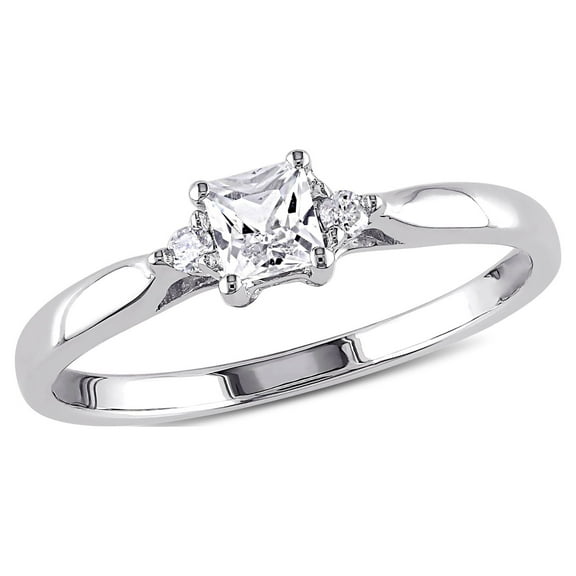 Everly Women's Diamond Sterling Silver Engagement Ring