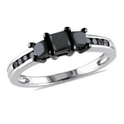 Everly Women's Diamond Sterling Silver Engagement Ring