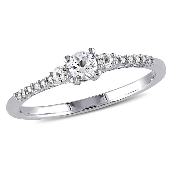 Everly Women's Diamond Sterling Silver Engagement Ring