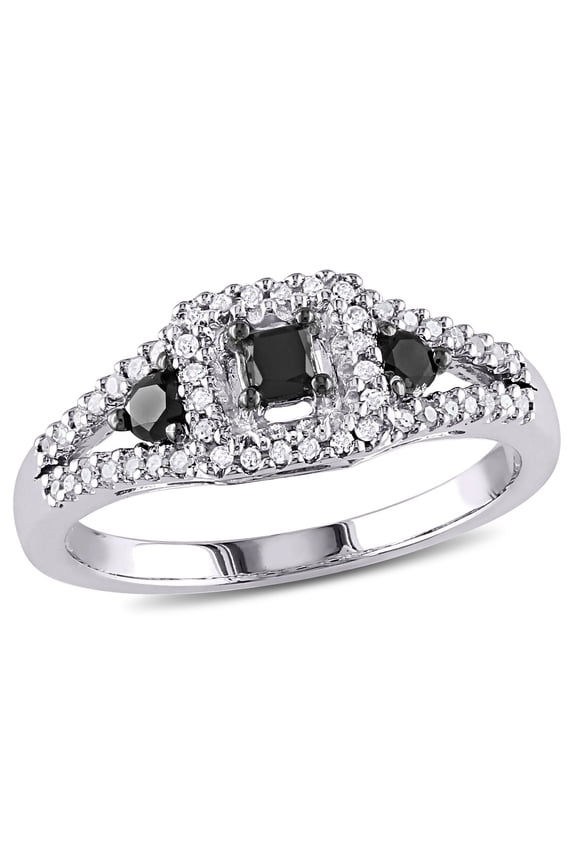 Women's Diamond Sterling Silver Ring