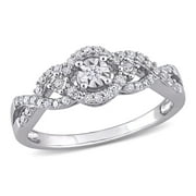 EVERLY Women's Diamond Sterling Silver Ring