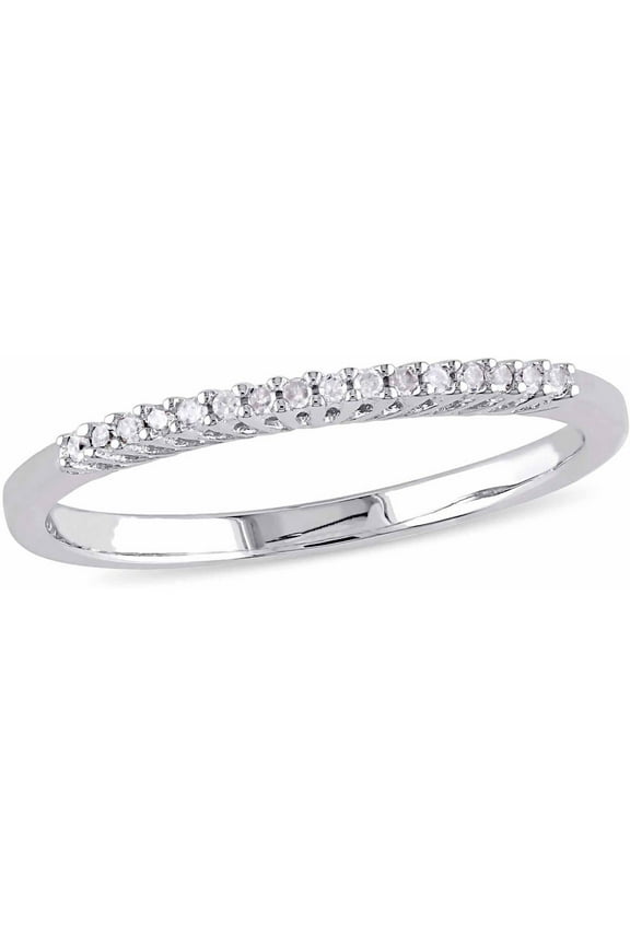 Women's Diamond Sterling Silver Ring
