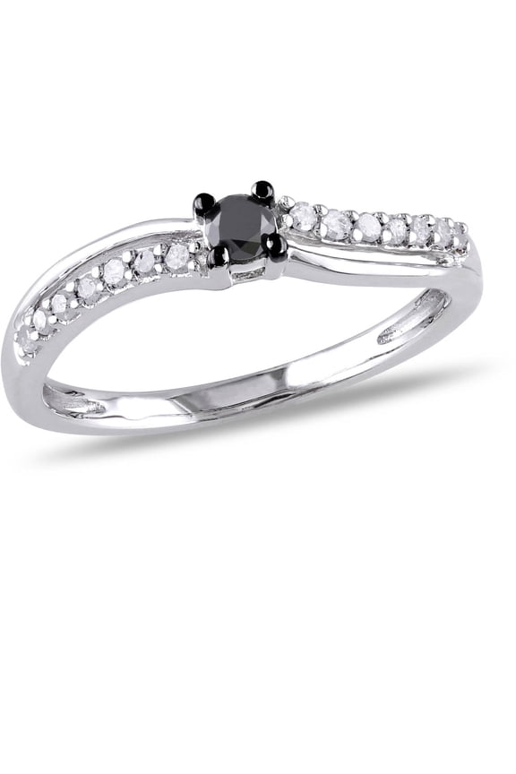 Women's Diamond Sterling Silver Ring