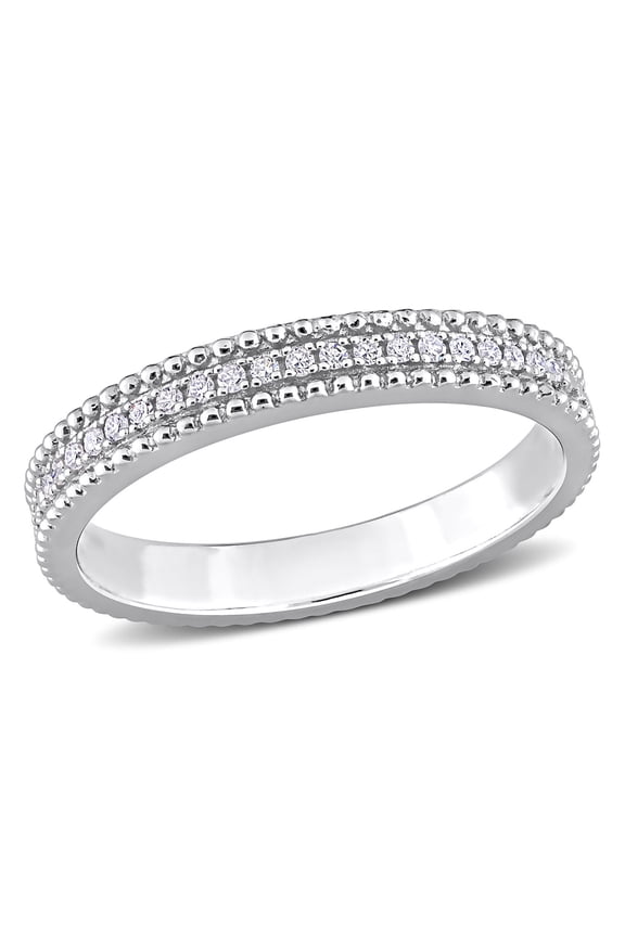 Women's Diamond Sterling Silver Ring