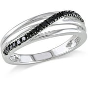 Everly Womens Diamond Sterling Silver Ring