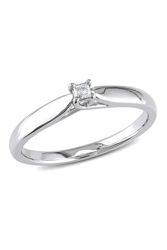 Women's Diamond Sterling Silver Ring