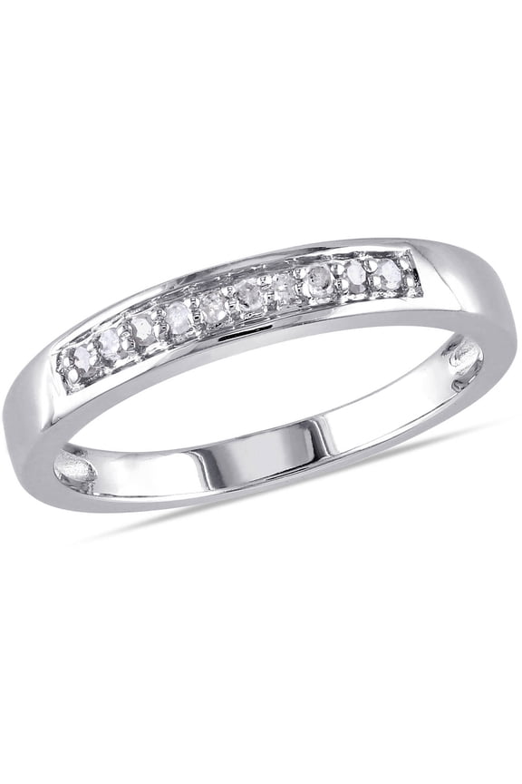 Women's Diamond Sterling Silver Ring