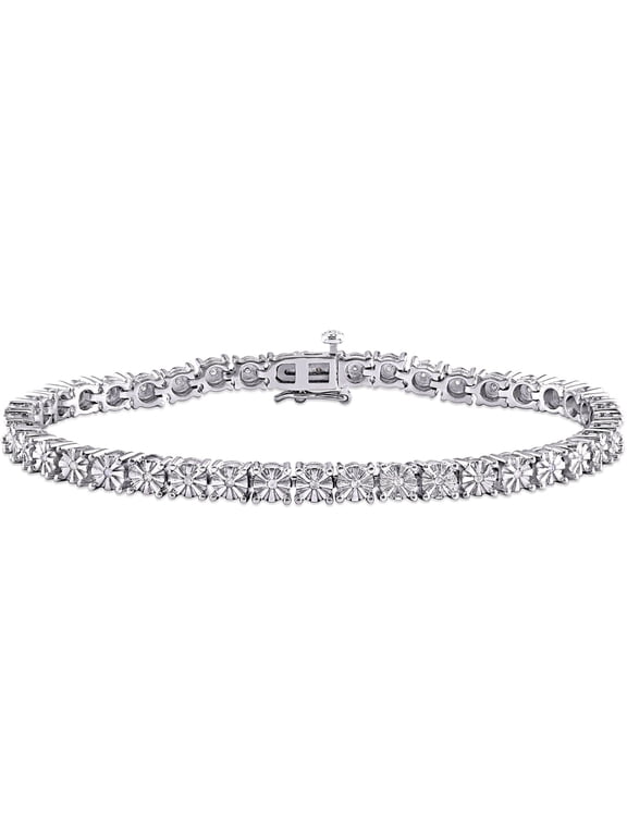 Women's Diamond Sterling Silver Tennis Bracelet