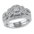 thumbnail image 1 of Everly Women's Diamond White Gold Bridal Set, 1 of 8