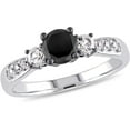 thumbnail image 1 of Everly Women's Diamond and Created Sapphire Engagement Ring, 1 of 4
