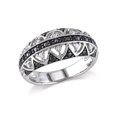thumbnail image 1 of Everly Women's Diamond and Sapphire Sterling Silver Ring, 1 of 6