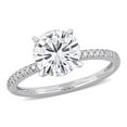 thumbnail image 1 of Everly Women's Created Moissanite 14K White Gold Engagement Ring, 1 of 8