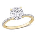 thumbnail image 1 of Everly Women's Created Moissanite 14K Yellow Gold Engagement Ring, 1 of 8