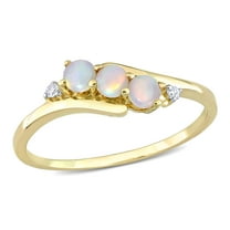Everly Women's Opal 10k Yellow Gold Ring