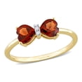 thumbnail image 1 of Everly Women's Garnet 10k Yellow Gold Ring, 1 of 1