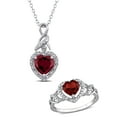 thumbnail image 1 of Everly Women's Garnet Sterling Silver Ring, 1 of 1