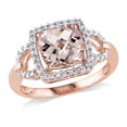 thumbnail image 1 of Everly Women's Morganite 10k Rose Gold Ring, 1 of 6