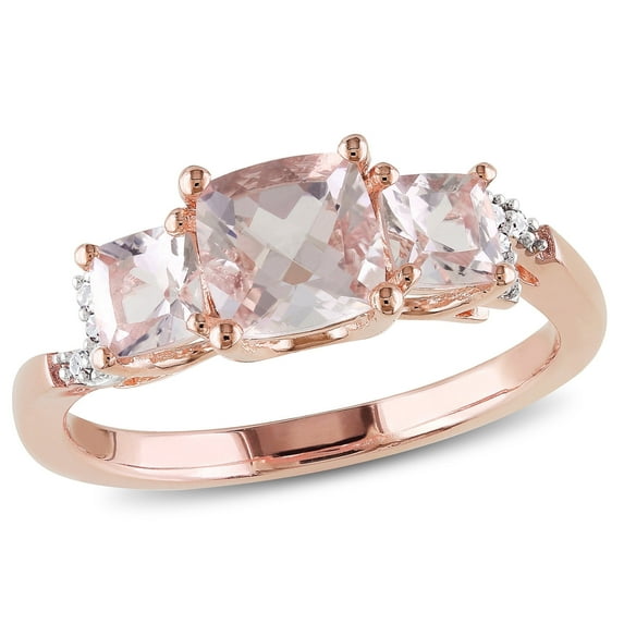 Everly Women's Morganite Rose Gold Plated Ring