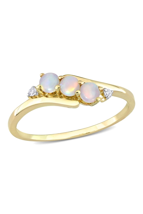 Women's Opal 10k Yellow Gold Ring