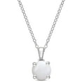 thumbnail image 1 of Everly Women's Opal Sterling Silver Necklace, 1 of 7