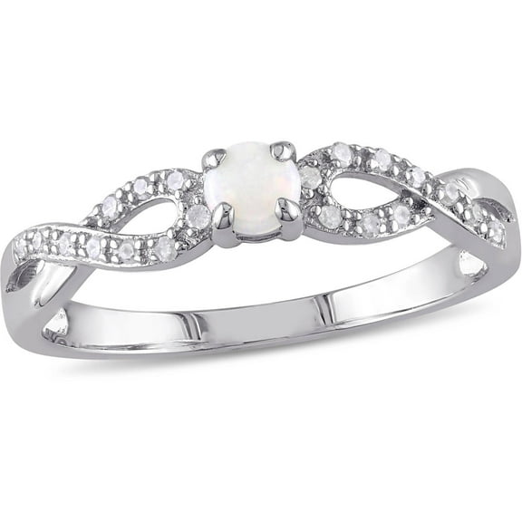 Everly Women's Opal Sterling Silver Ring