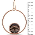 thumbnail image 1 of Everly Women's Quartz Rose Gold Plated Earrings, 1 of 3