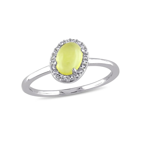 Everly Women's Quartz and Topaz Sterling Silver Ring