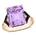 thumbnail image 1 of Everly Women's Amethyst and Sapphire Rose Gold Plated Ring, 1 of 8