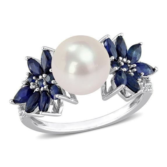 Everly Women's Cultured Pearl 14k White Gold Ring