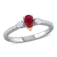 thumbnail image 1 of Everly Women's Ruby 14k Two-tone Gold Ring, 1 of 8