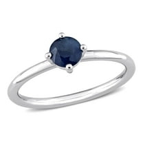 Everly Women's Sapphire 10k White Gold Ring