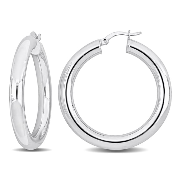 Everly Women’s 40mm Sterling Silver Hoop Earrings