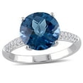 thumbnail image 1 of Everly Women's Topaz 14k White Gold Ring, 1 of 7