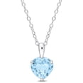 thumbnail image 1 of Everly Women's Topaz Sterling Silver Necklace, 1 of 5