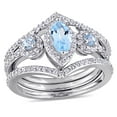 thumbnail image 1 of Everly Women's Topaz Sterling Silver Ring, 1 of 7