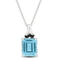 thumbnail image 1 of Everly Women's Topaz and Sapphire Sterling Silver Necklace, 1 of 7
