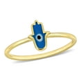 thumbnail image 1 of Everly Women's Turquoise 14k Yellow Gold Ring, 1 of 8