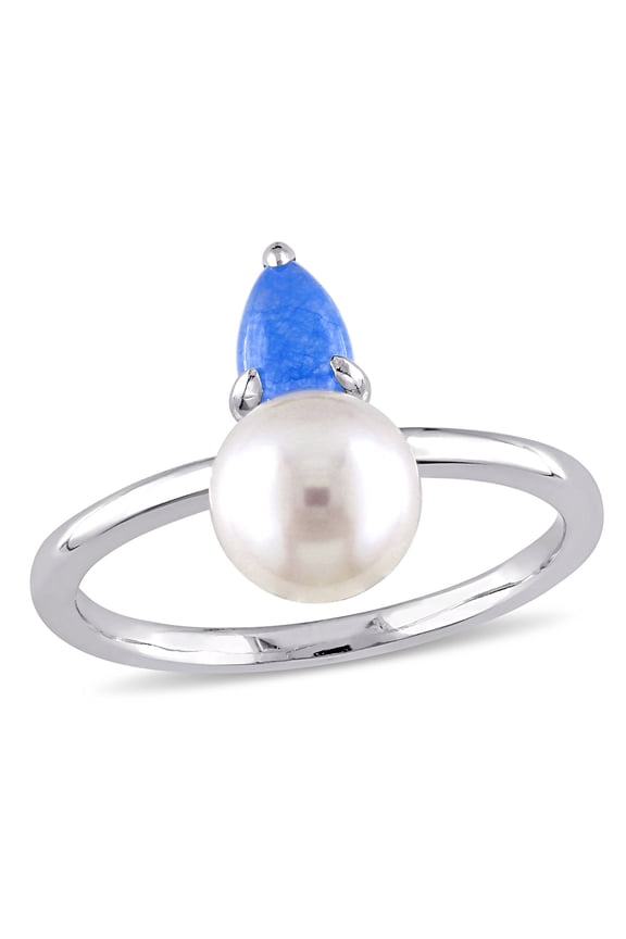Women's Quartz Sterling Silver Ring